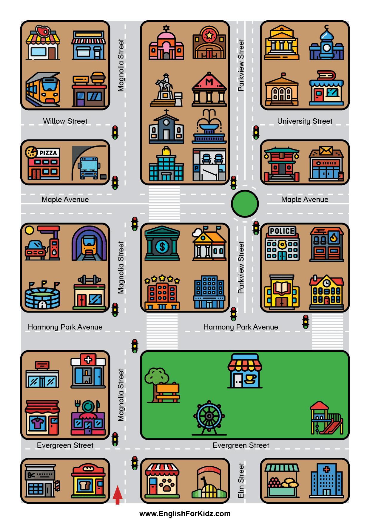 Printable Map For Directions