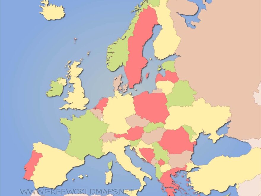 Europe Blank Map