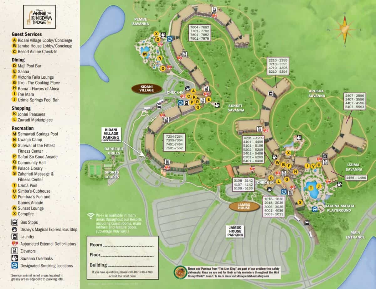 Disney Animal Kingdom Map Printable