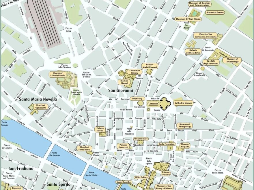 Exploring Florence With A Map The Definitive Guide To Florence Italy Map Your Creative Escapes