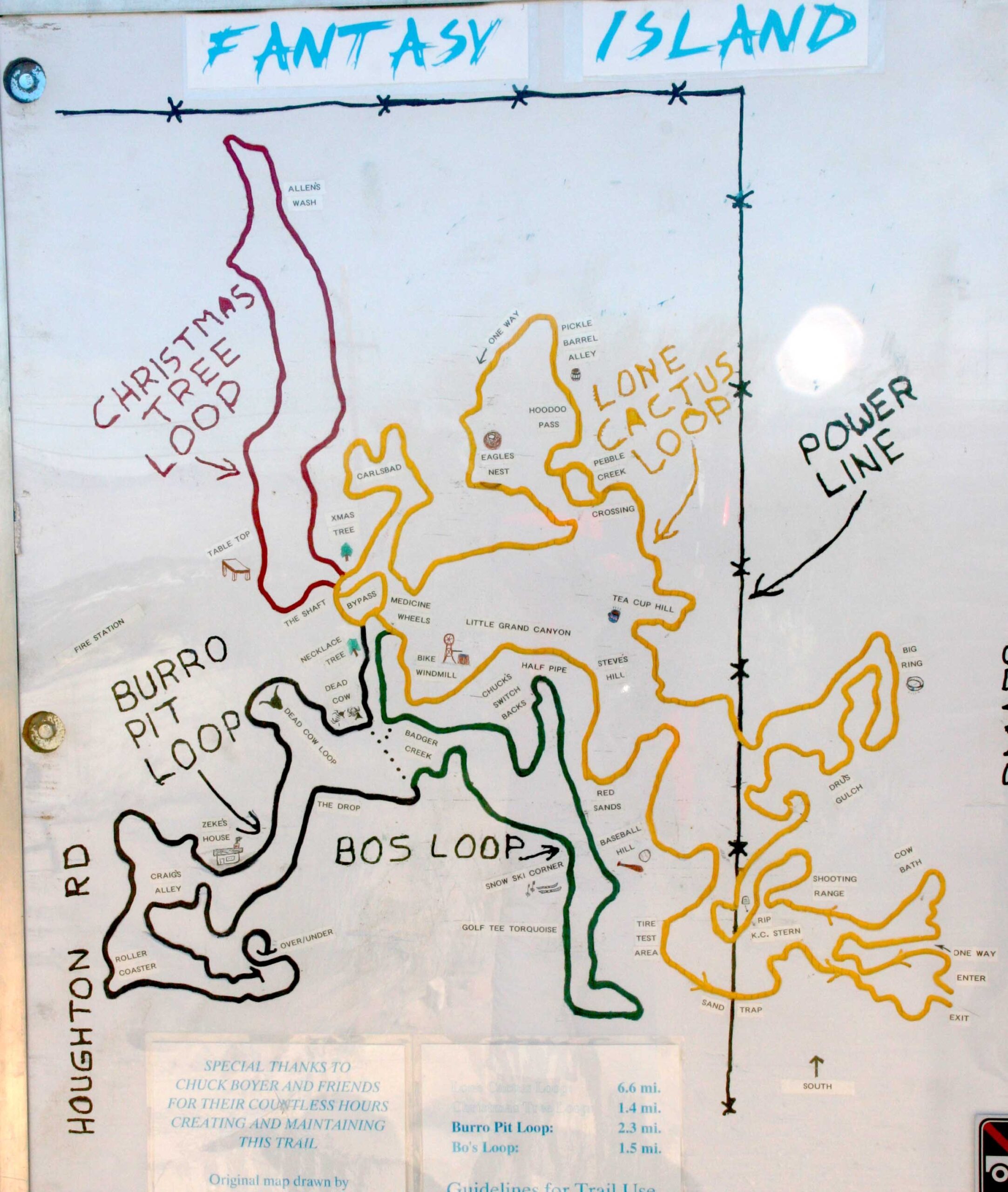 Fantasy Island Cycle Uphill
