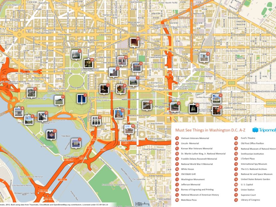 Fayil Washington DC Printable Tourist Attractions Map jpg Wikipedia