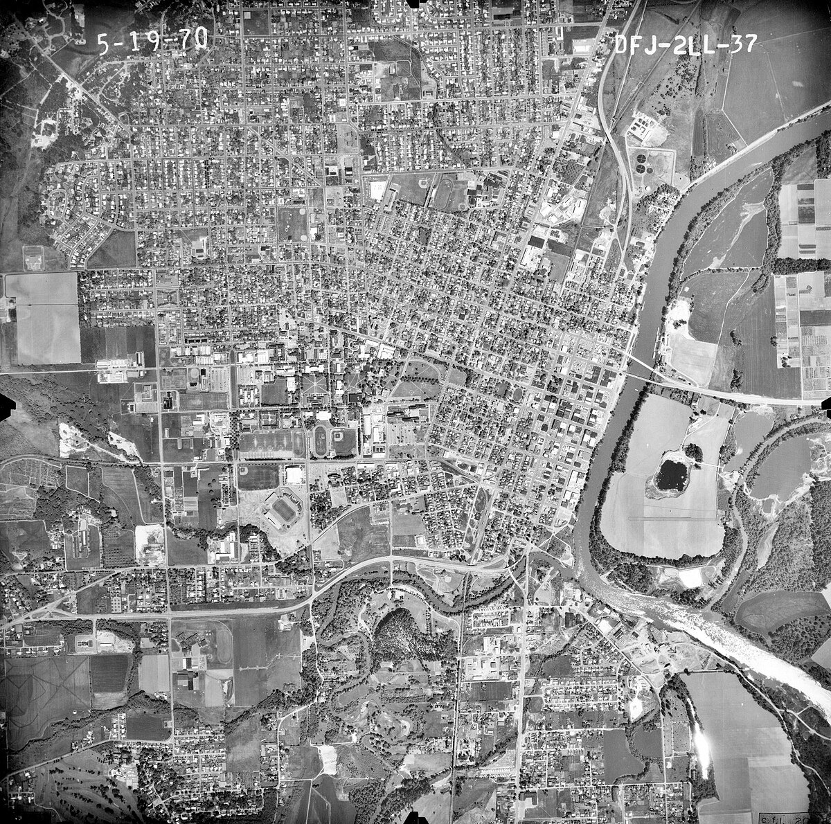 File 1970 Aerial Map Of Corvallis 6443589015 jpg Wikimedia Commons