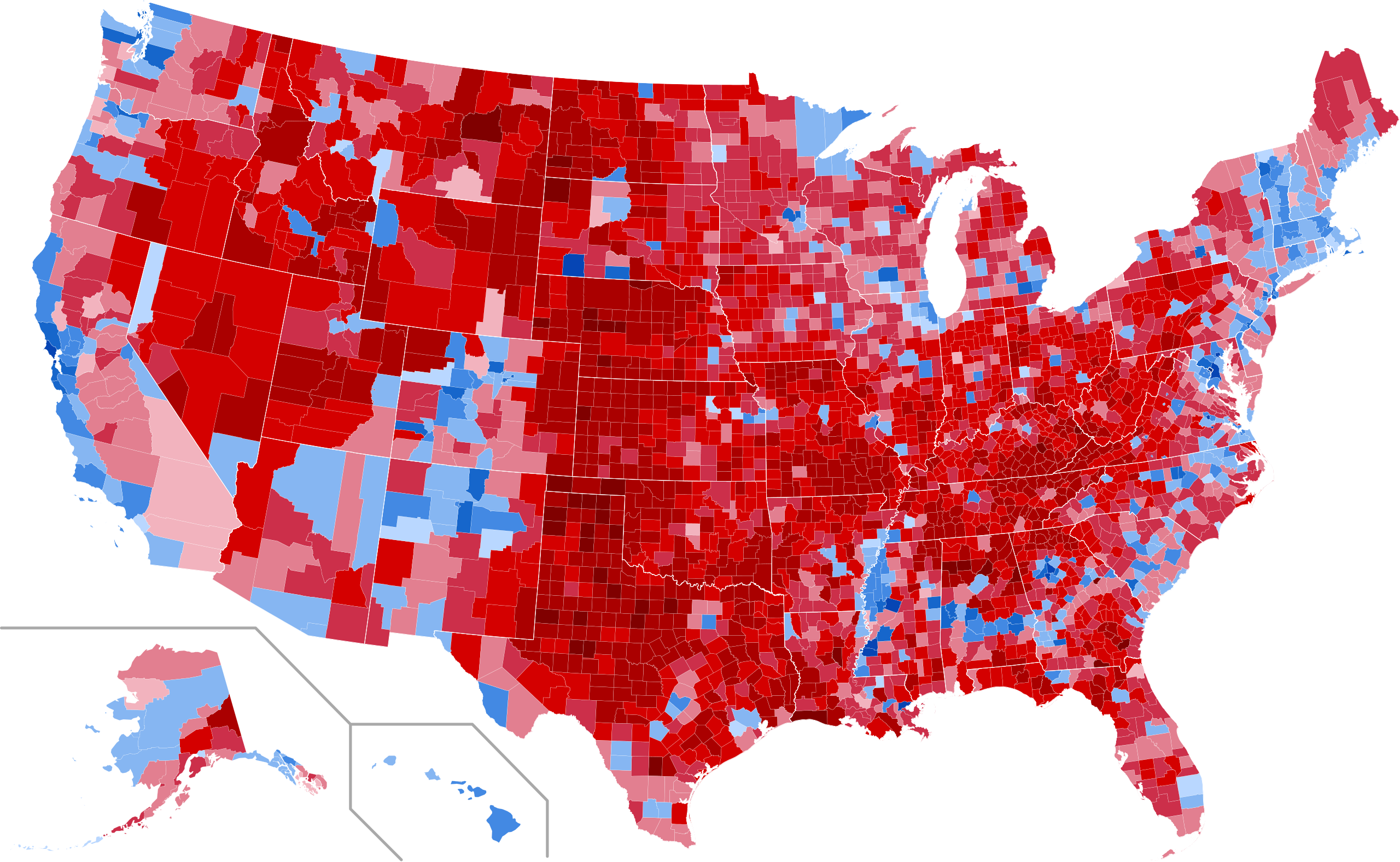 File 2024 United States Presidential Election Results Map By County svg Wikimedia Commons