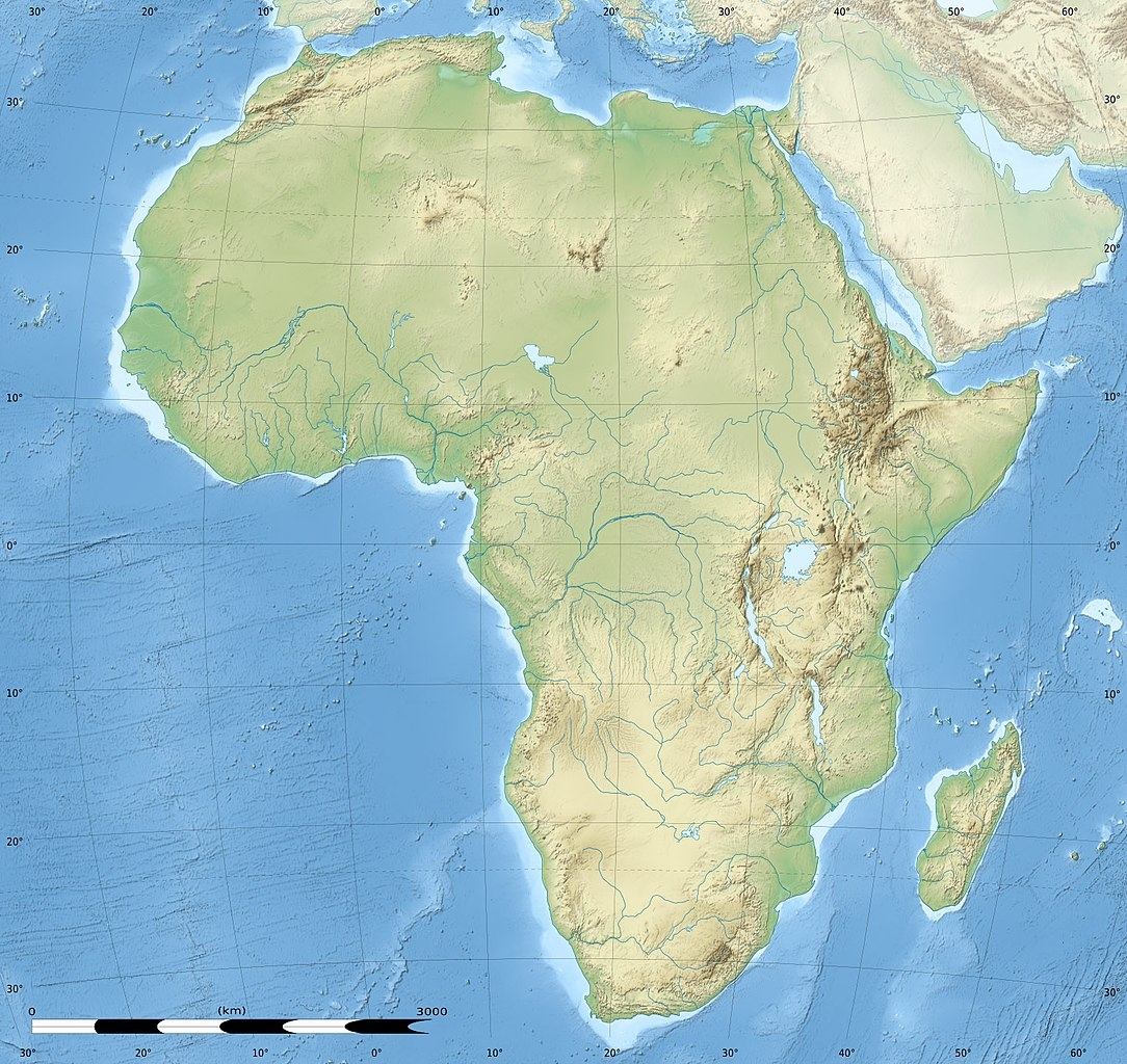 File Africa Relief Location Map no Borders jpg Wikimedia Commons