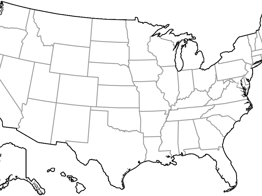 File Blank US Map white On Gray And Black svg Wikimedia Commons