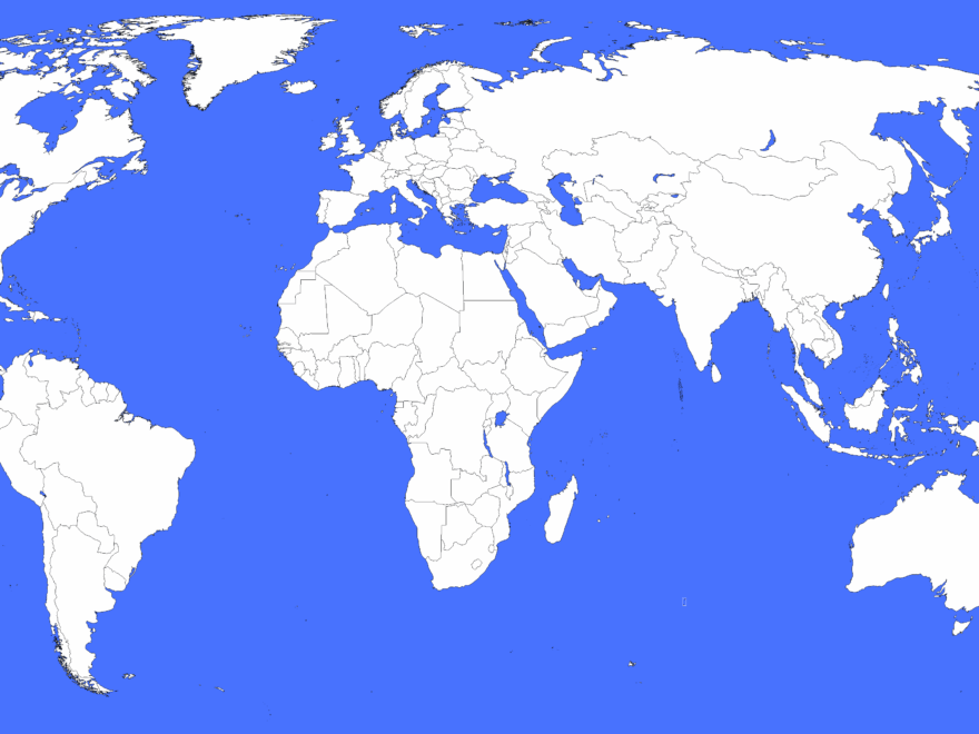 File Blank World Map in The Year 2024 And With Borders And Blue Oceans png Wikimedia Commons
