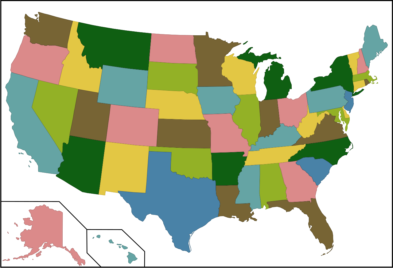 File Color US Map With Borders svg Wikimedia Commons