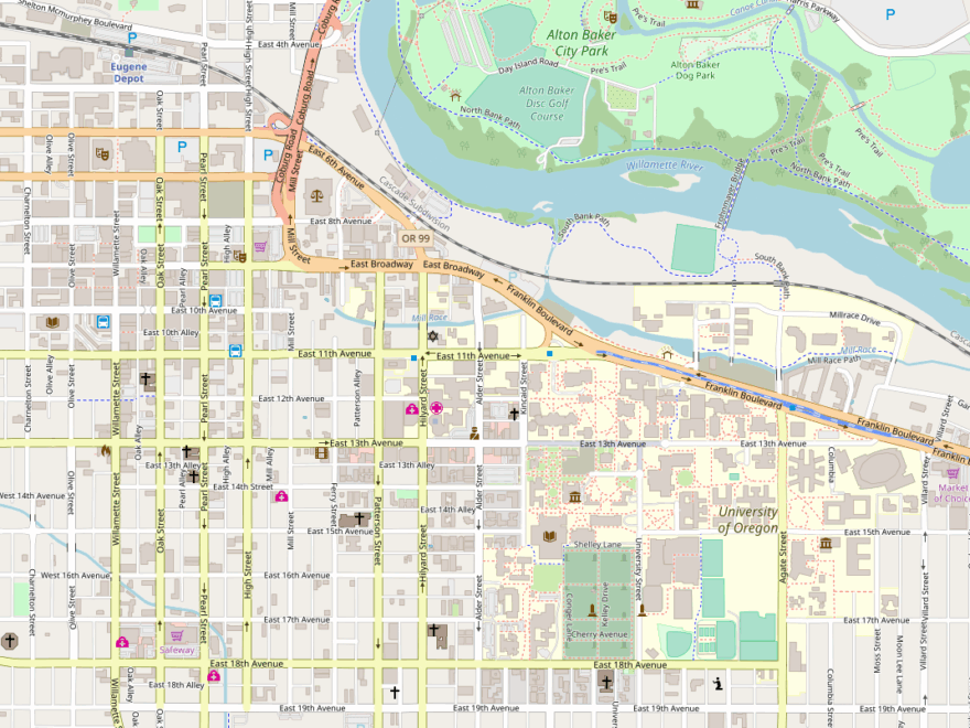 File Eugene Oregon Downtown OpenStreetMap png Wikimedia Commons