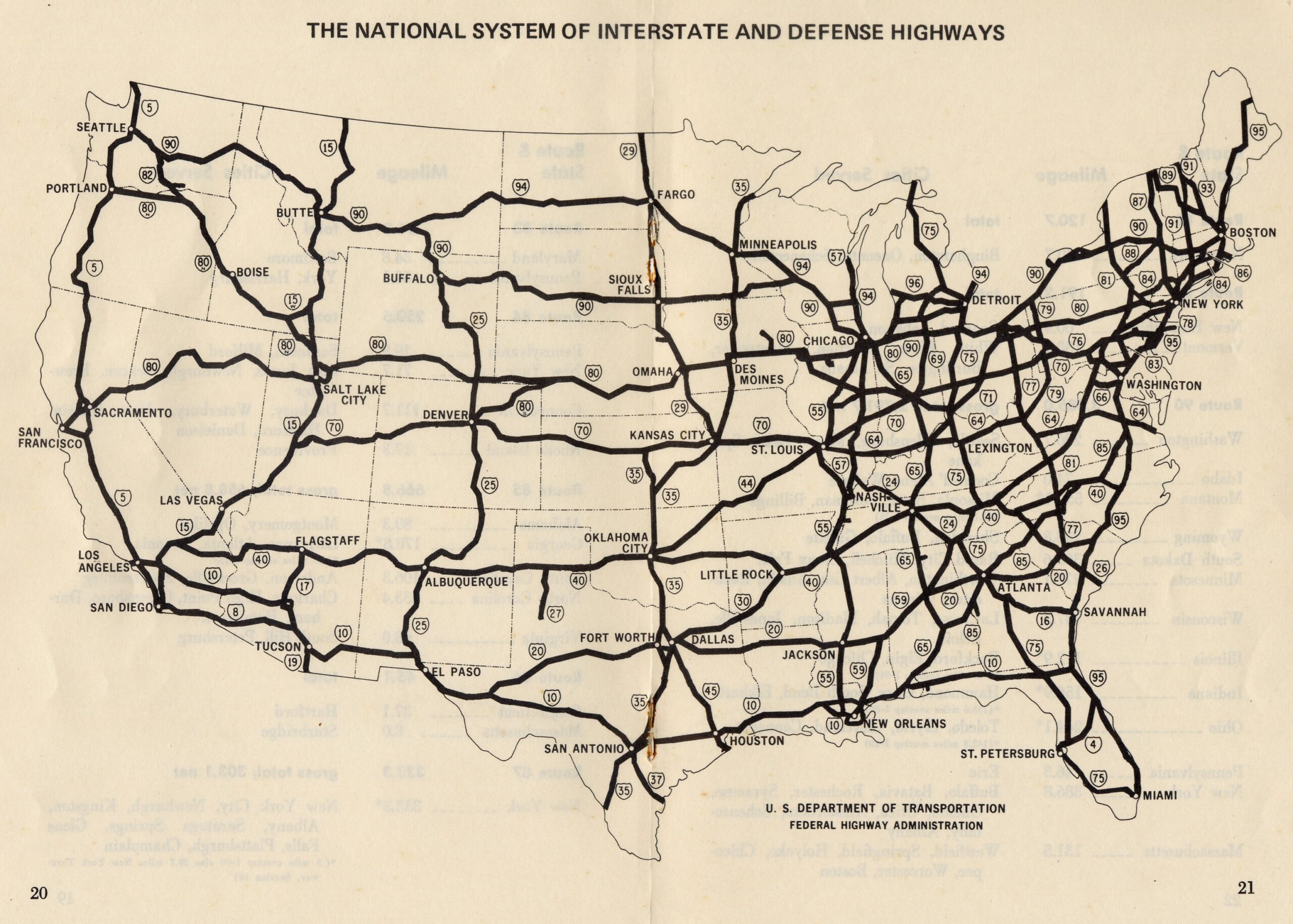 Printable Usa Road Map