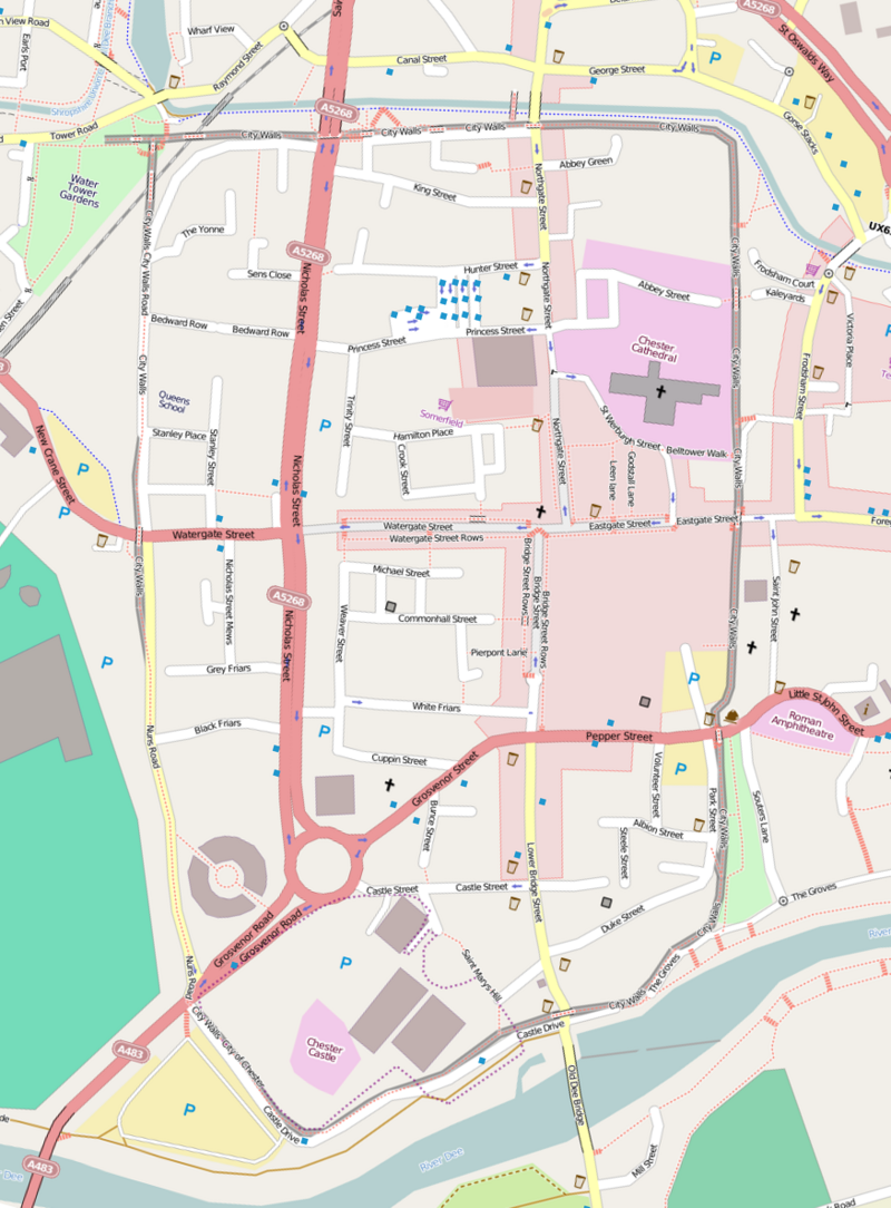 File Location Map United Kingdom Chester City Walls png Wikimedia Commons