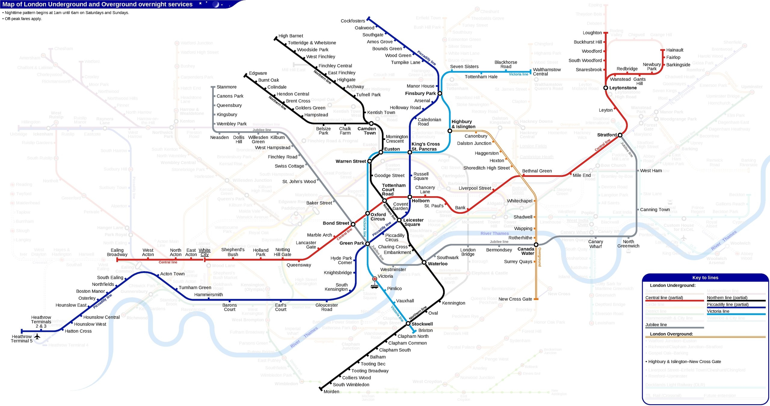 Printable Version Of London Underground Map
