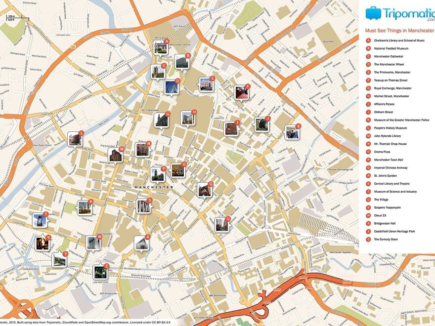 File Manchester Printable Tourist Attractions Map jpg Wikimedia Commons