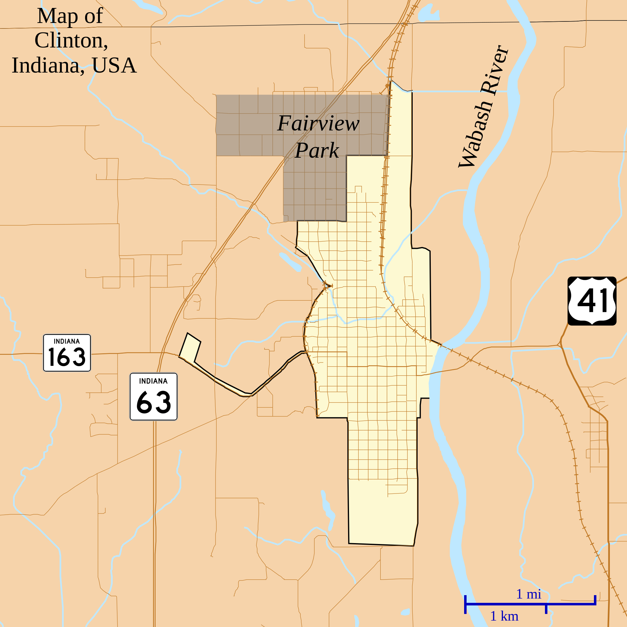 File Map Of Clinton Indiana svg Wikimedia Commons