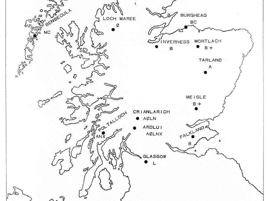 File Map Of Scotland With Rites In Archaeology Wellcome M0002544 jpg Wikimedia Commons