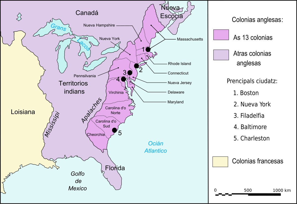 File Map Thirteen Colonies 1775 an svg Wikimedia Commons