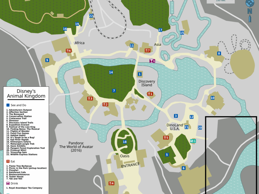File Map Walt Disney World Animal Kingdom svg Wikimedia Commons