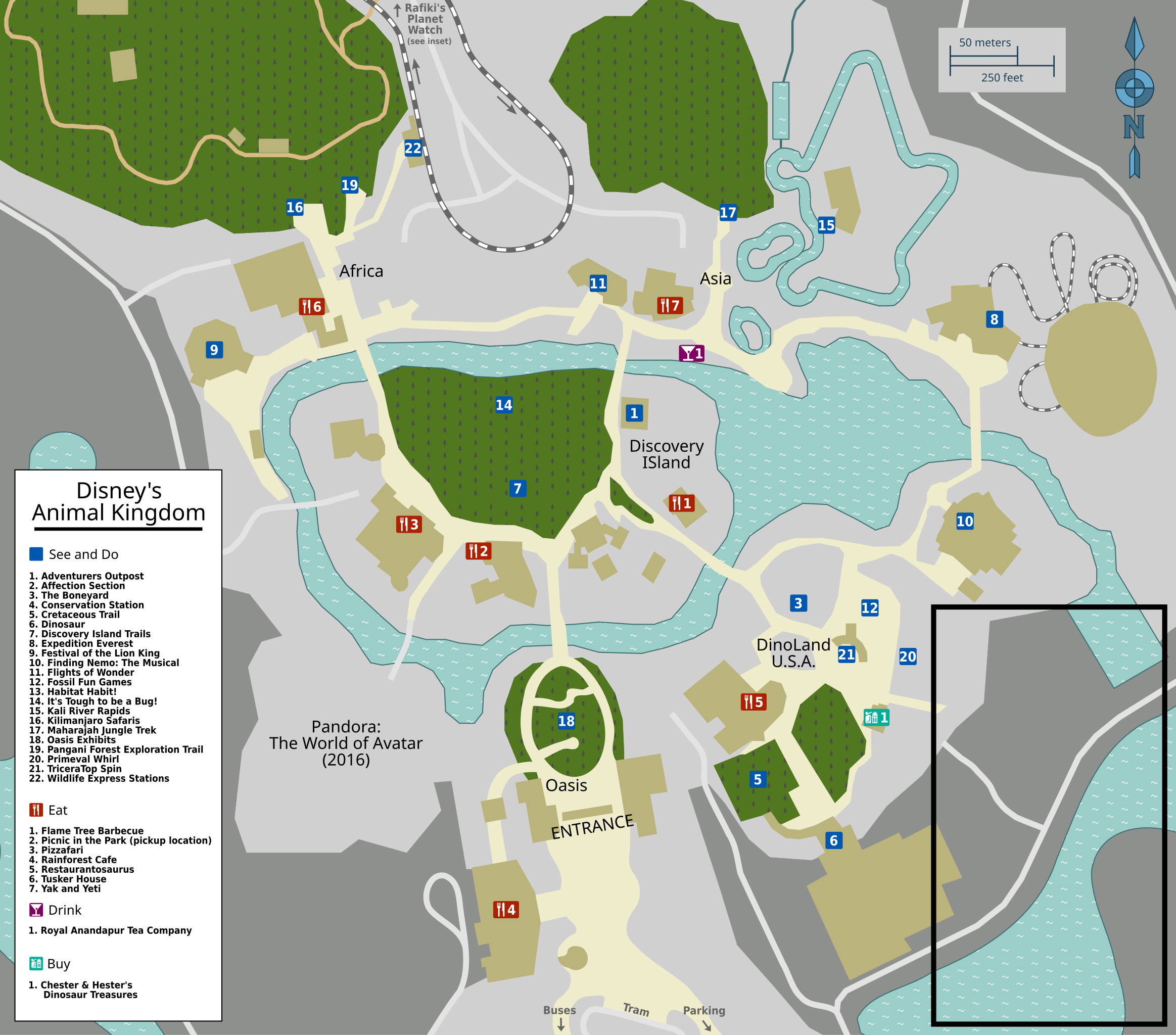 File Map Walt Disney World Animal Kingdom svg Wikimedia Commons File Map Walt Disney World Animal Kingdom svg Wikimedia Commons