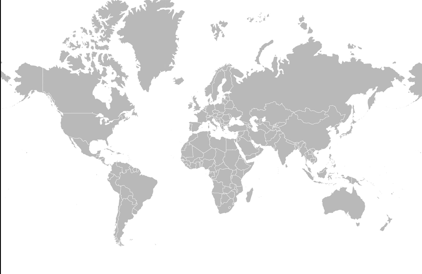 World Map Mercator Printable
