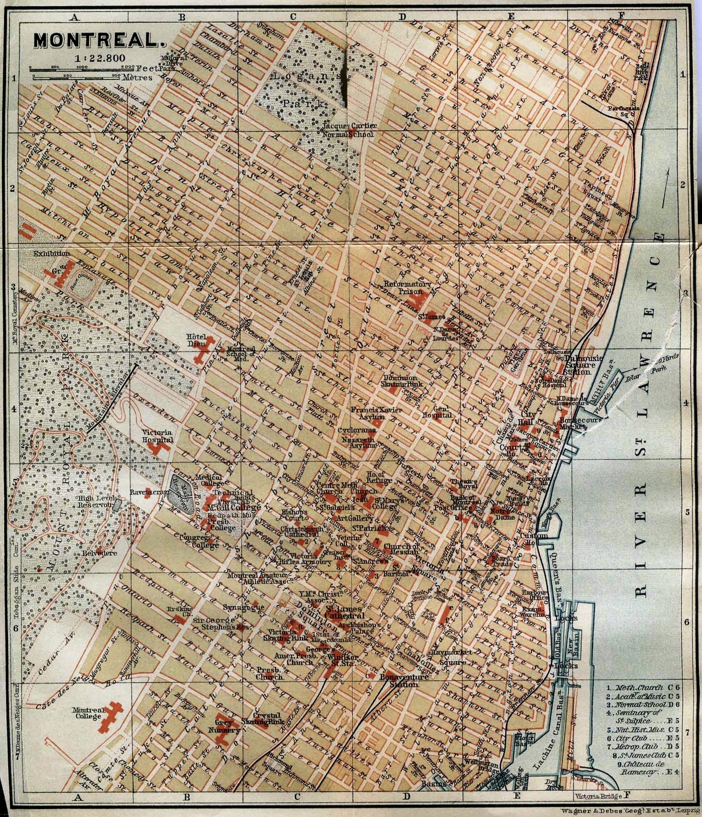 Printable Map Of Old Montreal