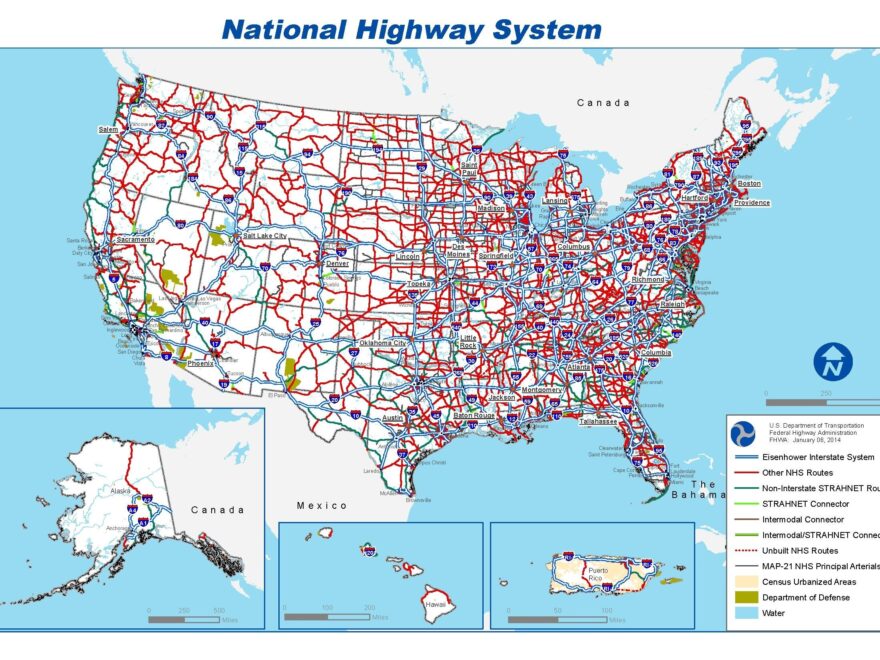 File National Highway System Map pdf Wikimedia Commons
