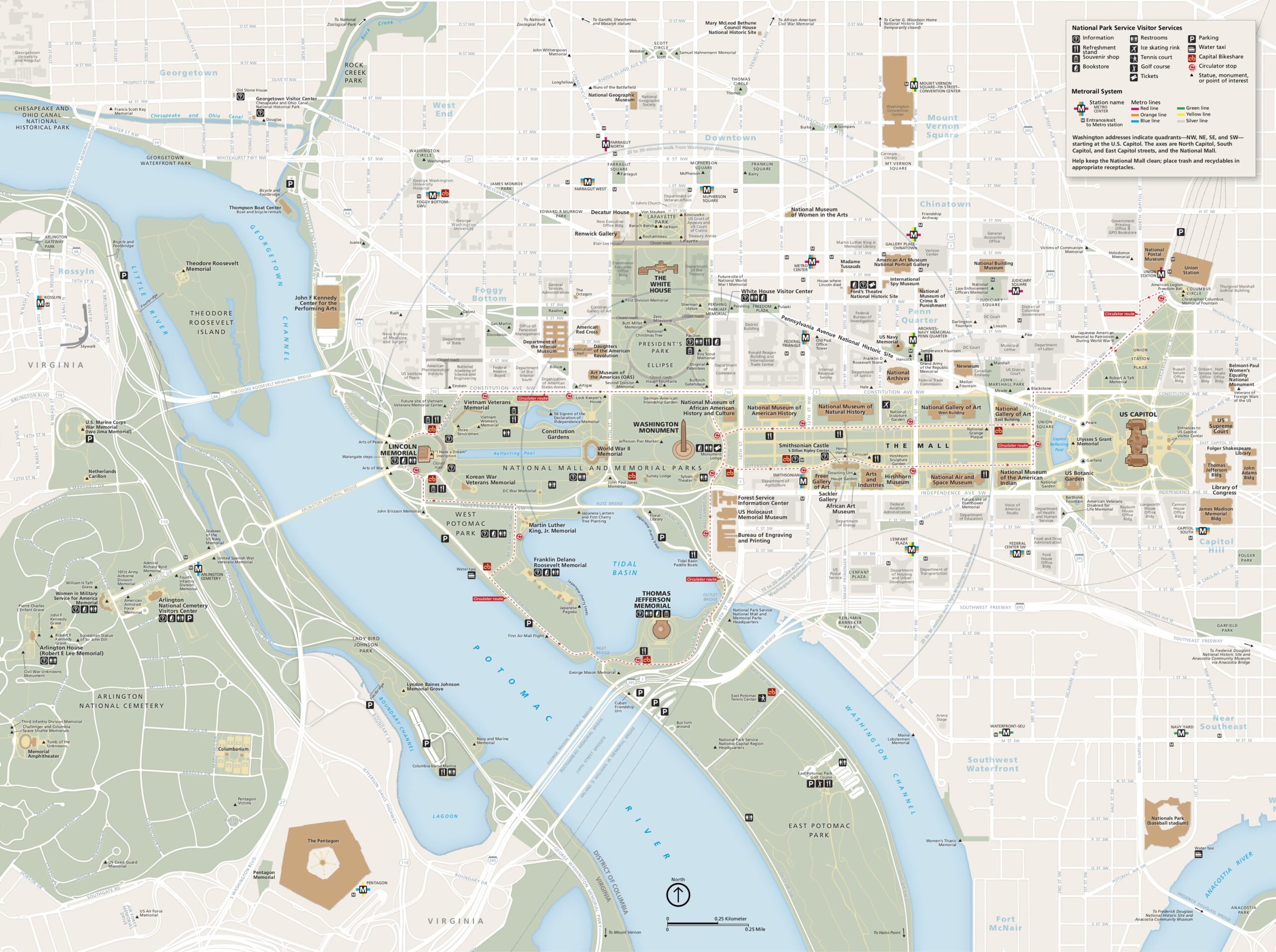 File NPS National mall map jpg Wikimedia Commons