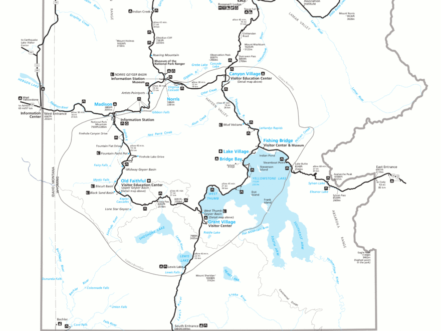 File NPS Yellowstone printable map gif Wikimedia Commons