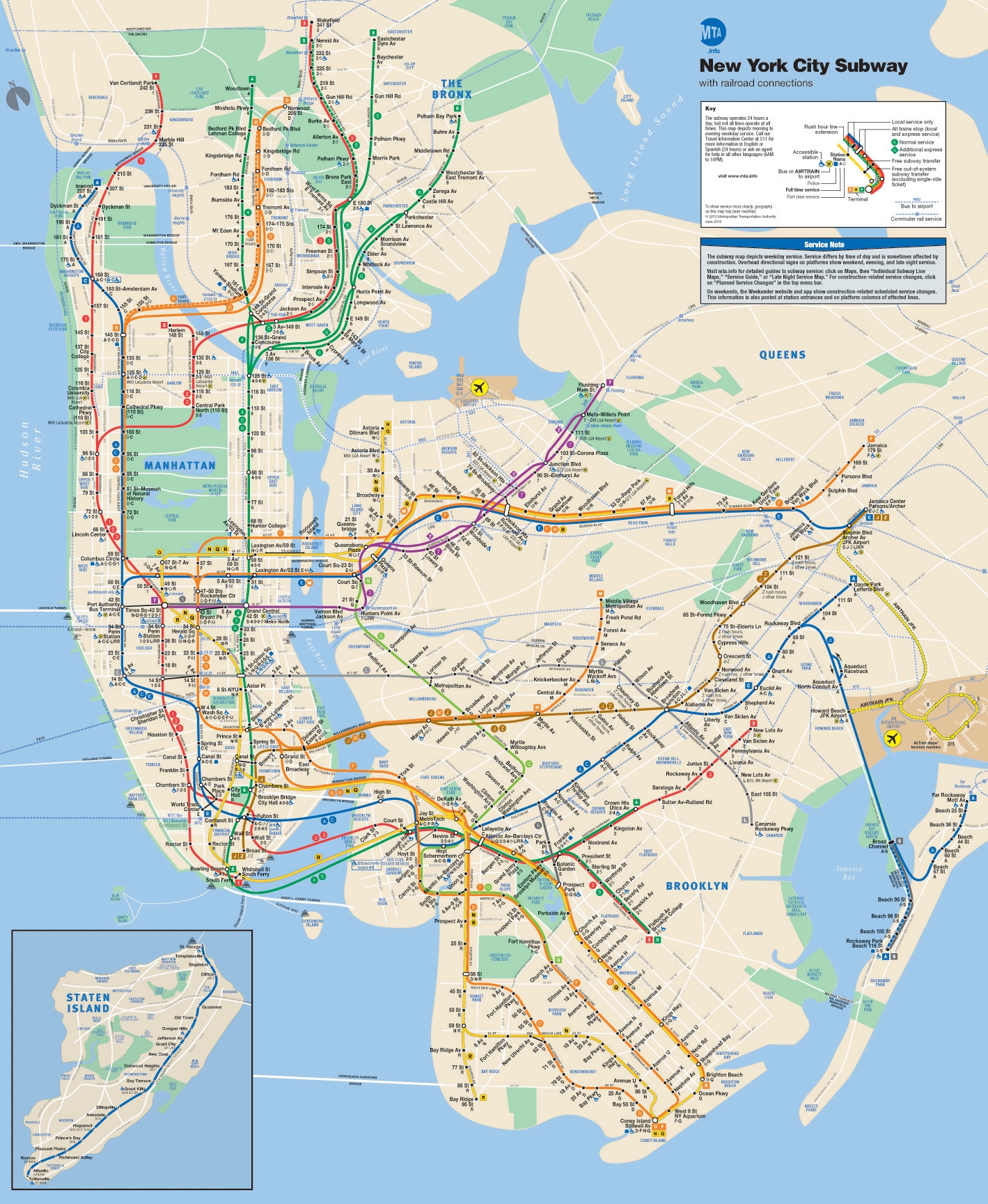 New York City Map Printable