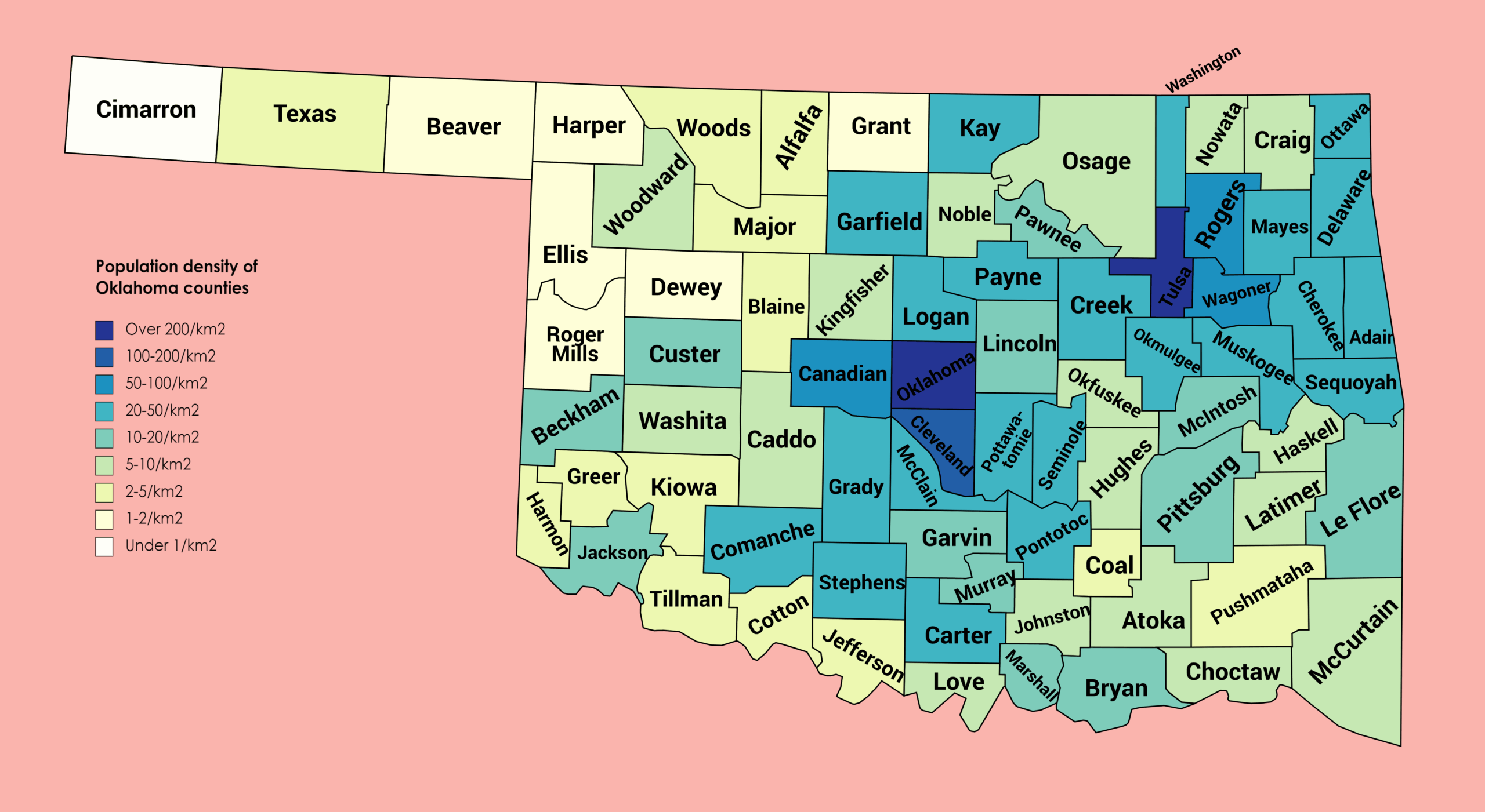 File Population Density Of Oklahoma Counties 2020 png Wikimedia Commons File Population Density Of Oklahoma Counties 2020 png Wikimedia Commons