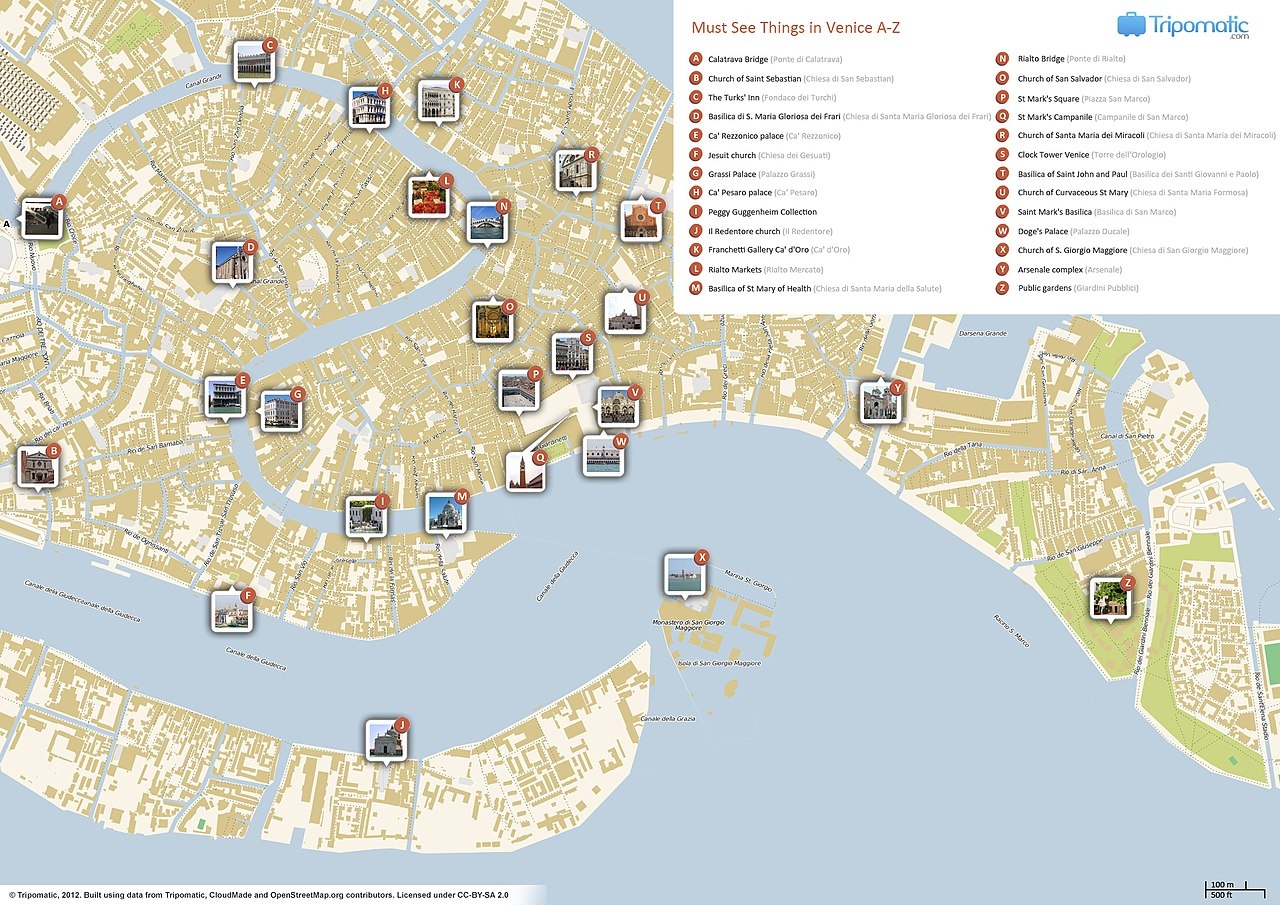 File Venice Printable Tourist Attractions Map jpg Wikimedia Commons
