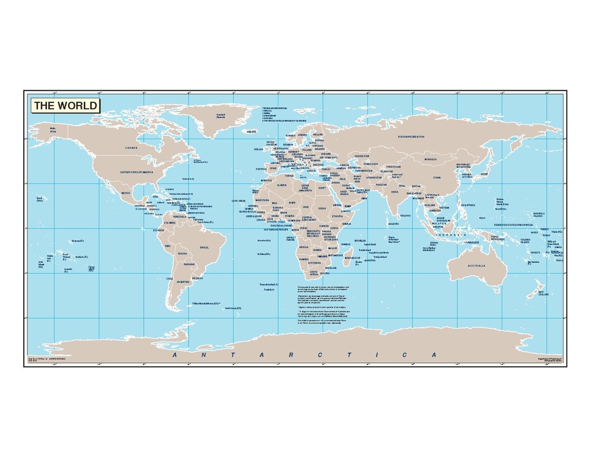 World Map A5 Printable World Map A5 Printable