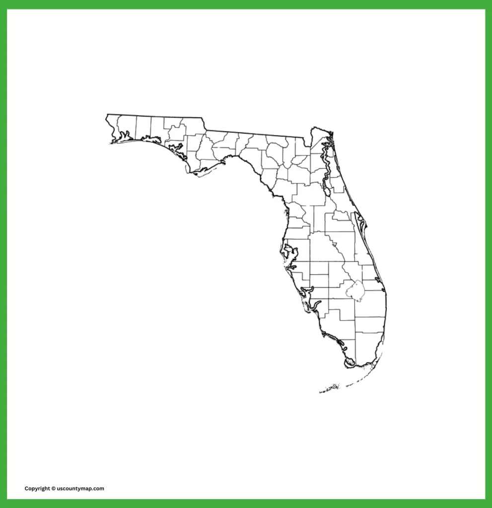 Florida County Map Map Of FL Counties And Cities Florida County Map Map Of FL Counties And Cities