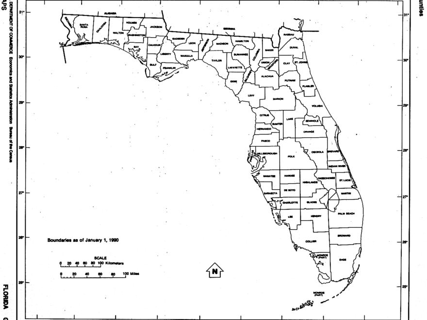 Florida Free Map