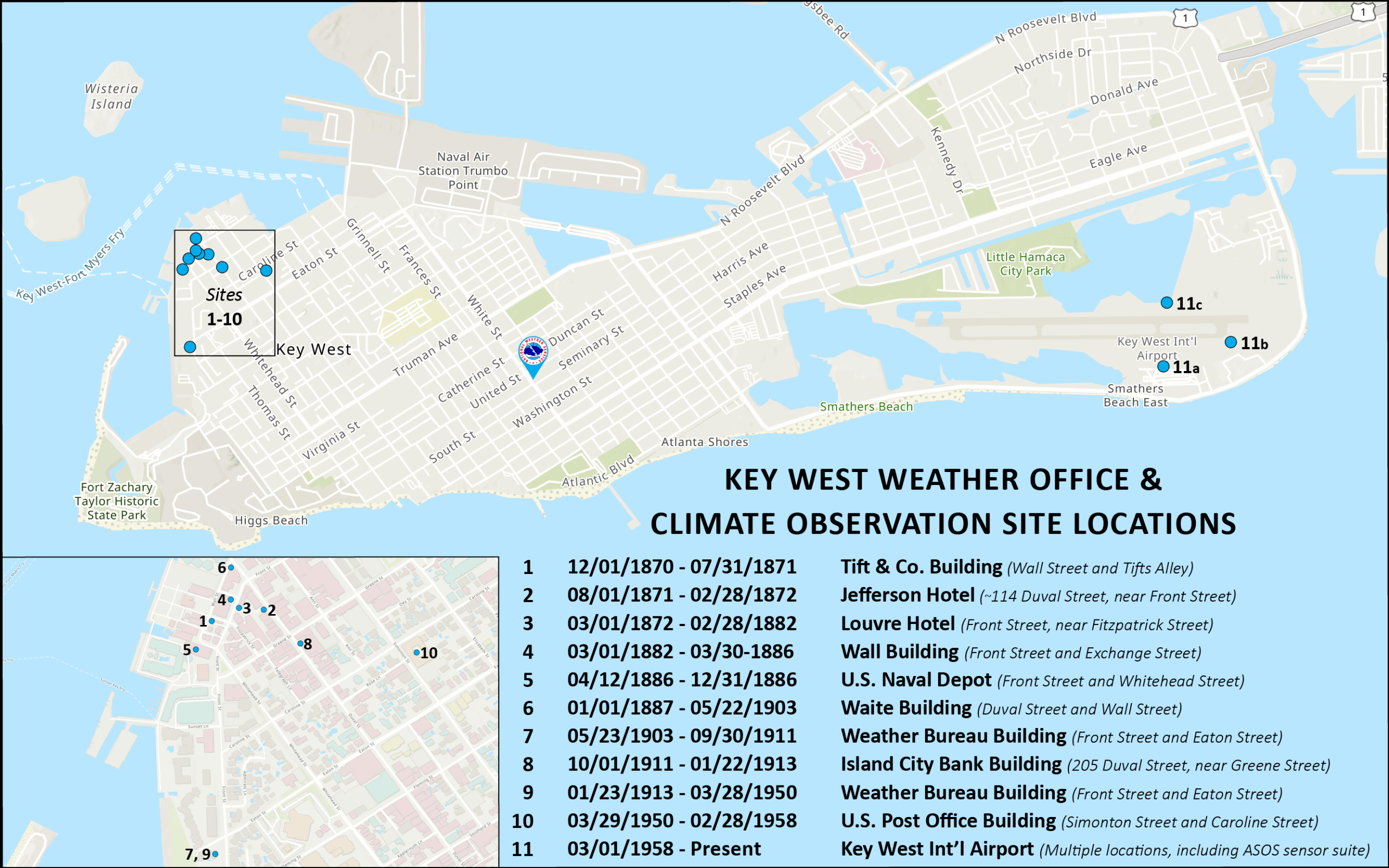 Printable Map Of Key West