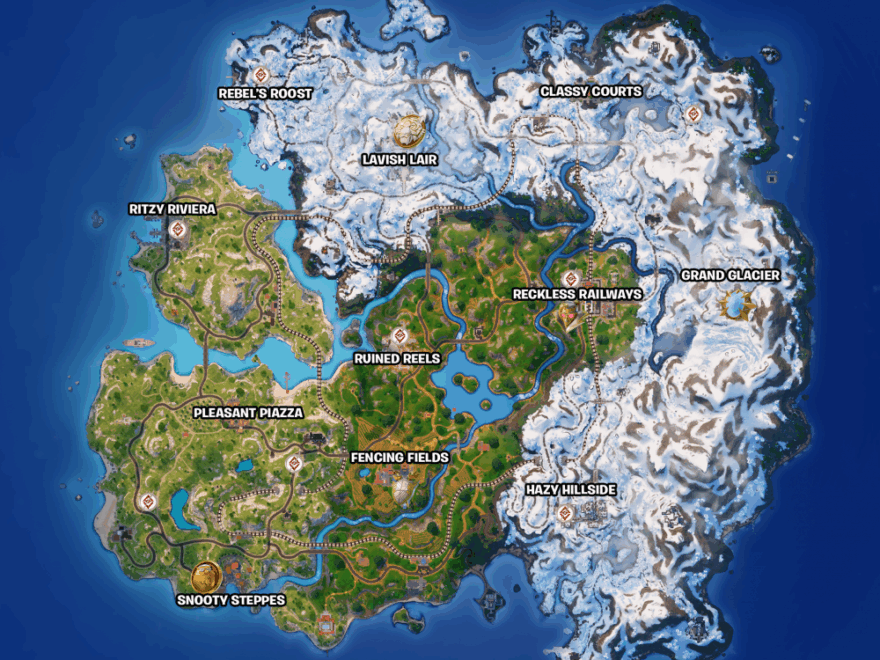 Fortnite Battle Royale Map Orcz The Video Games Wiki