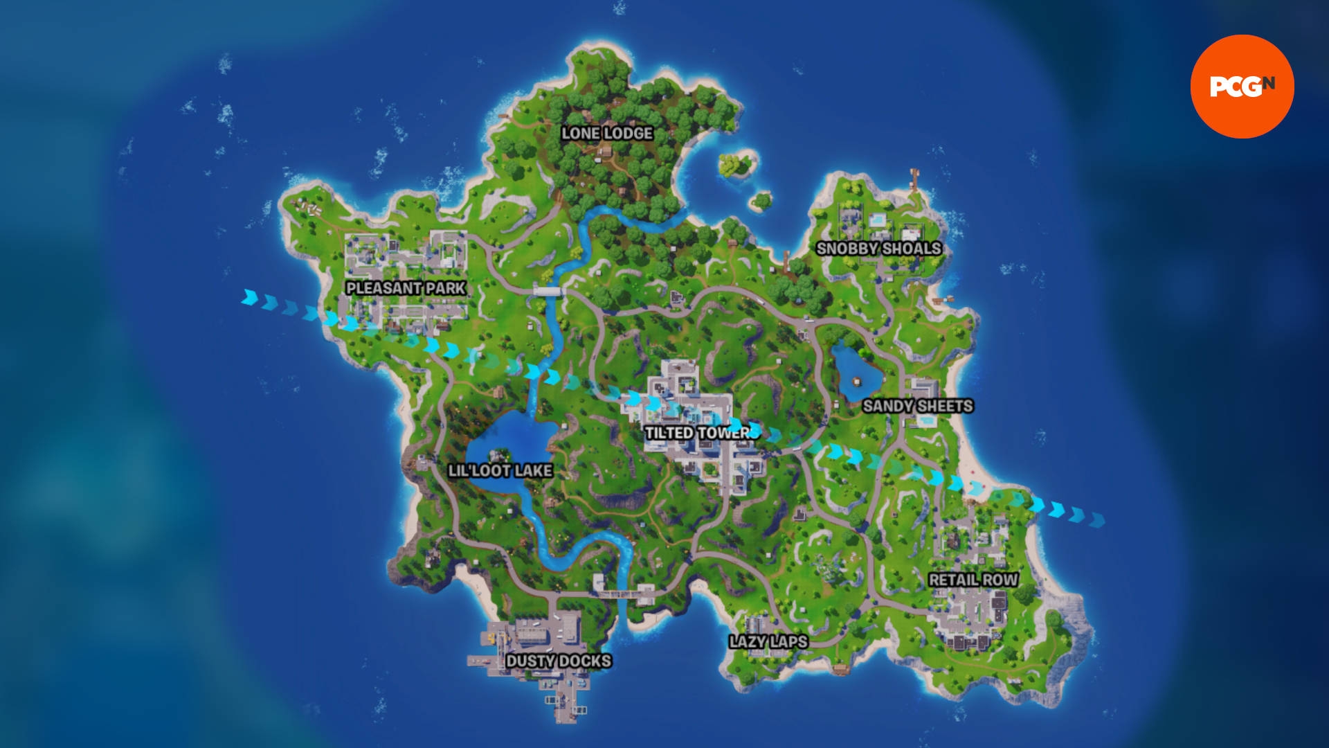 Fortnite Map Large Free Printable Fortnite Map Large Free Printable