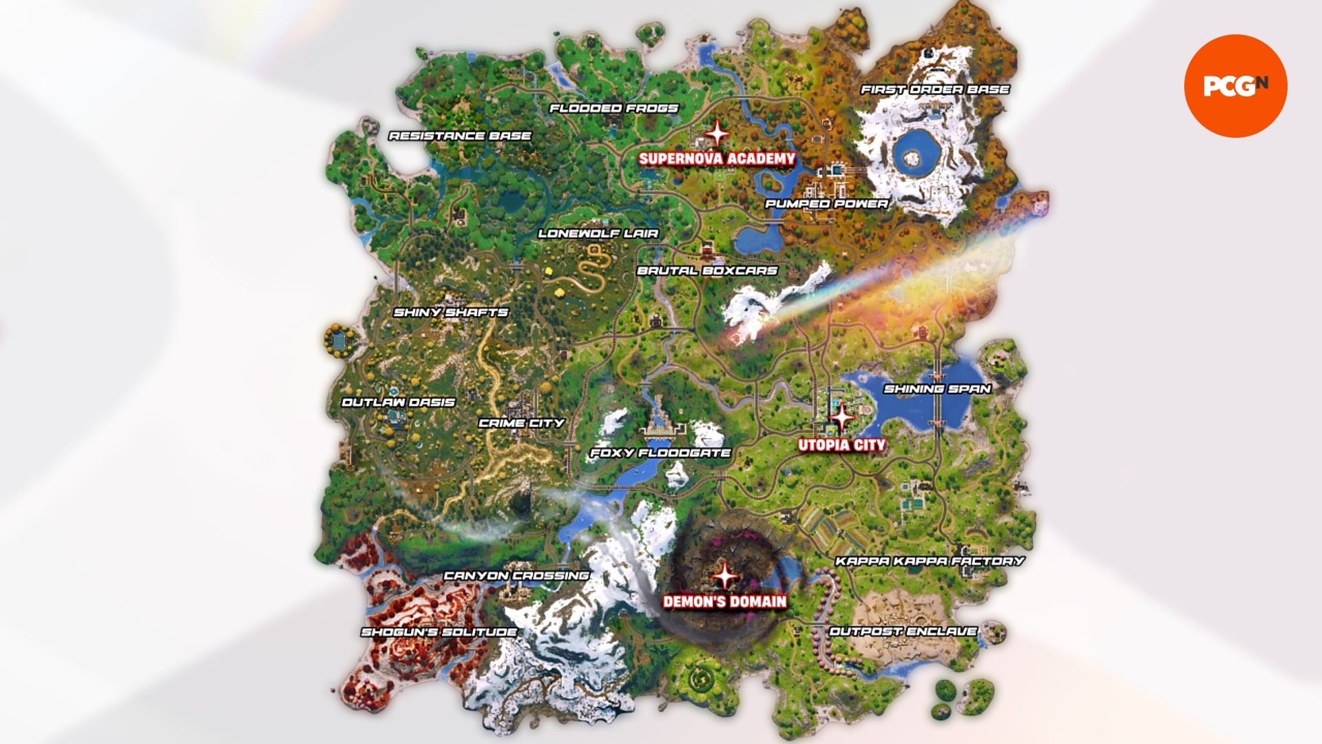 Fortnite Battle Royale Map Printable Fortnite Battle Royale Map Printable