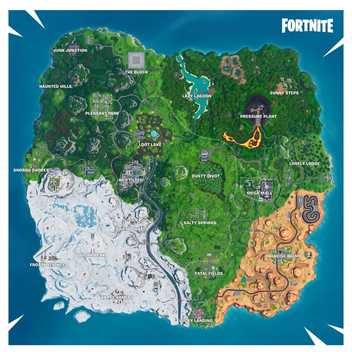 Fortnite Season 9 Map Changes New Locations And Features In Battle Pass Map Update Fortnite Season 9 Map Changes New Locations And Features In Battle Pass Map Update