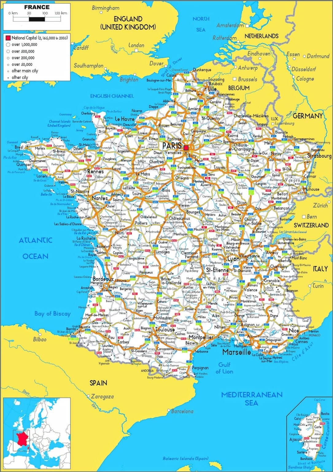 France Map Guide Of The World France Map Guide Of The World