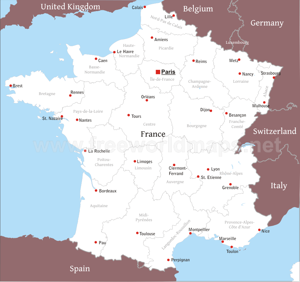 France Political Map