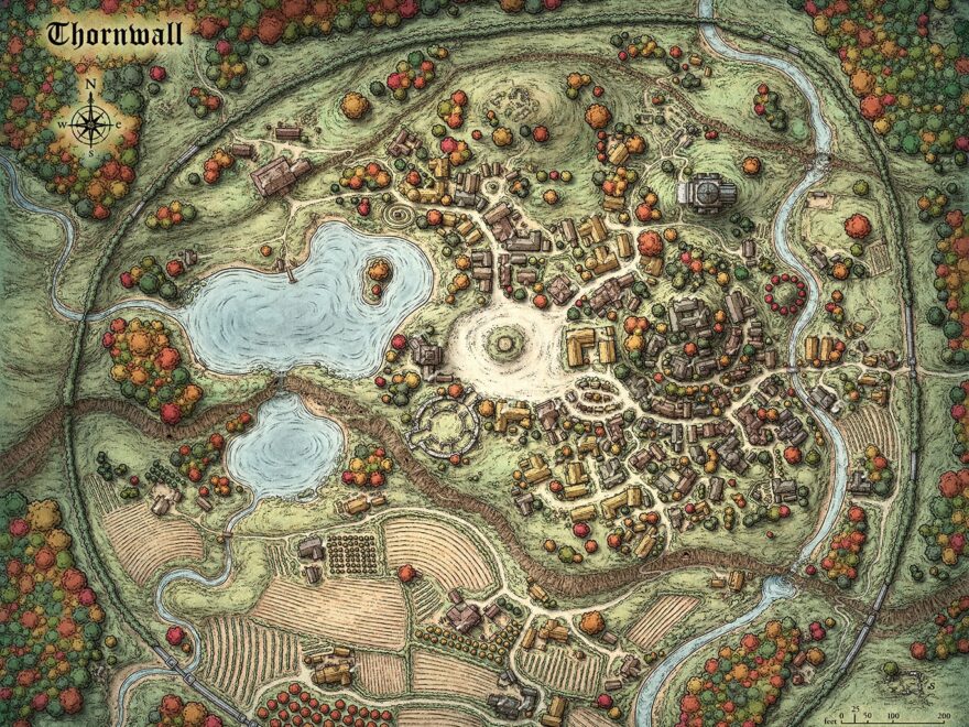 Free Dnd City And Village Maps Gallery Of Maps