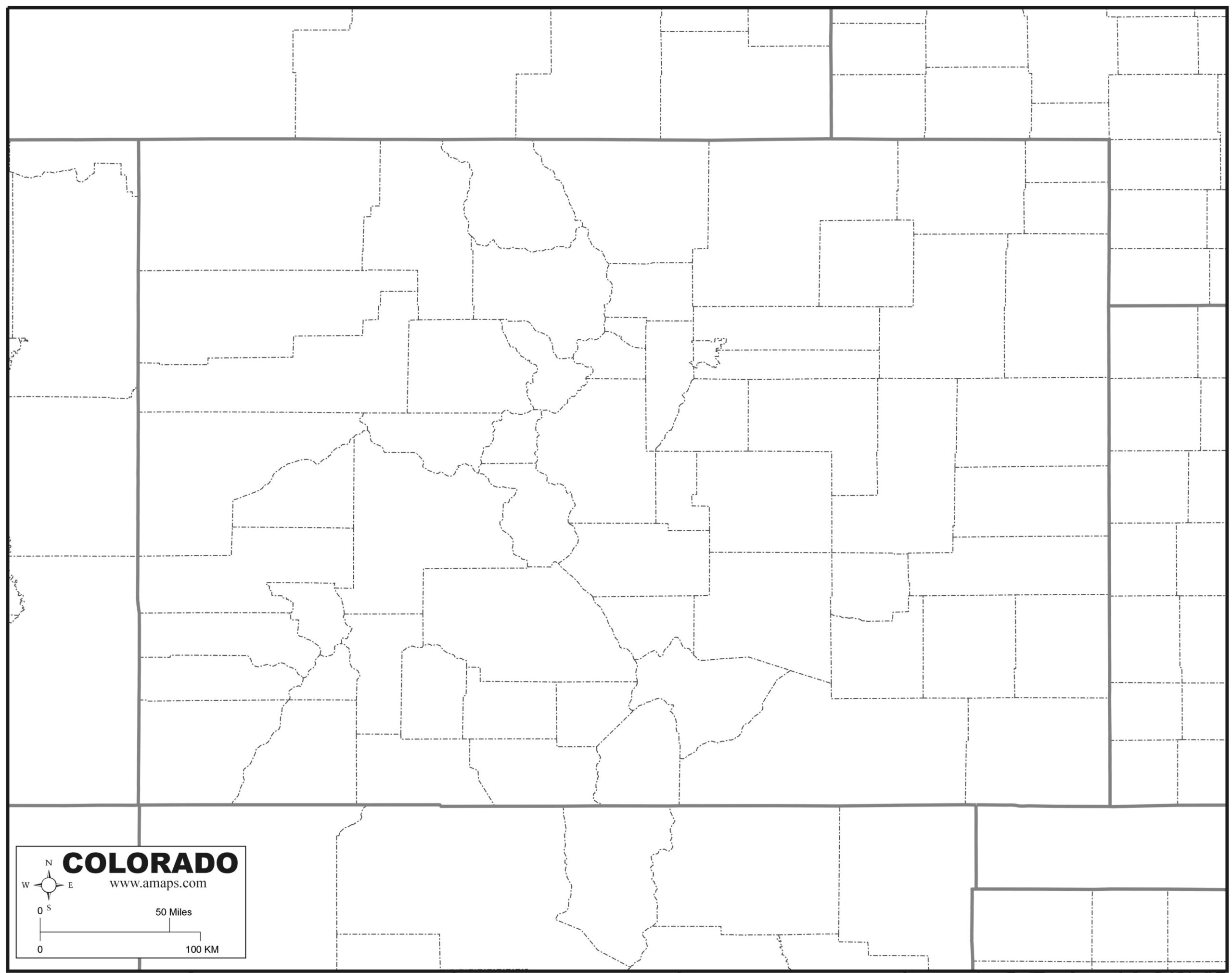 FREE MAP OF COLORADO