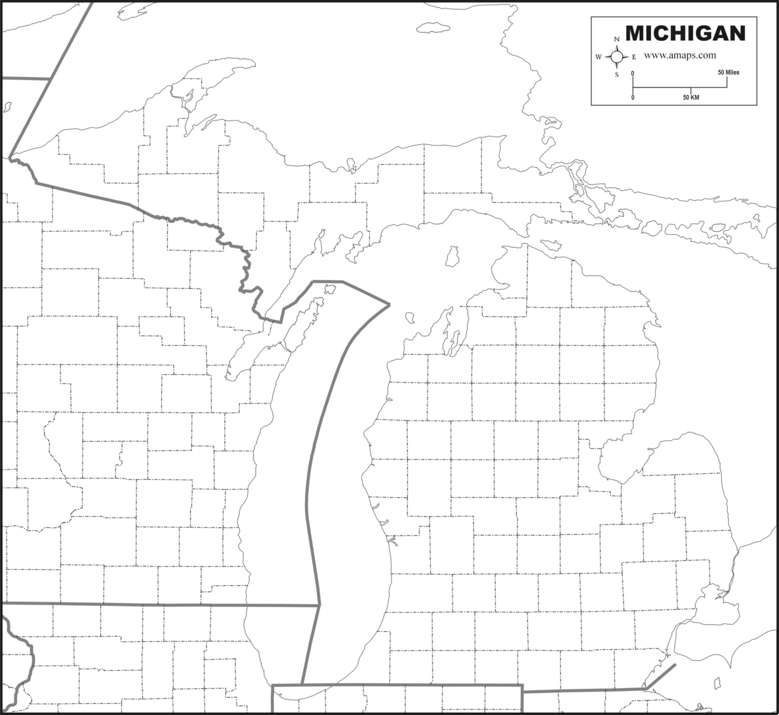 FREE MAP OF Michigan FREE MAP OF Michigan
