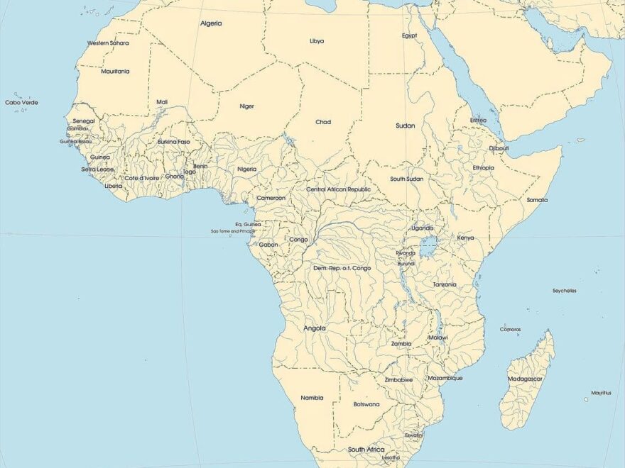 Free Maps Of Africa Mapswire