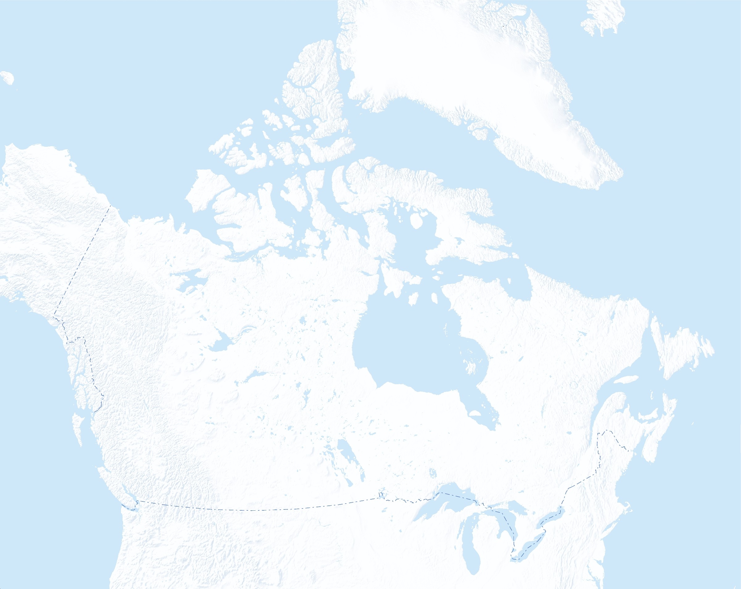 Free Printable Canadian Map
