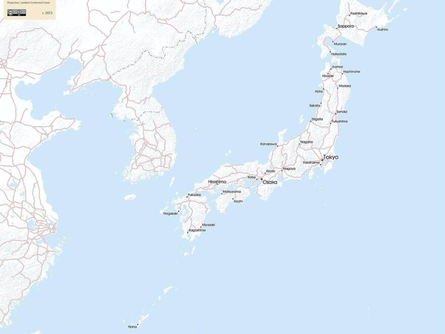 Free Maps Of Japan Mapswire