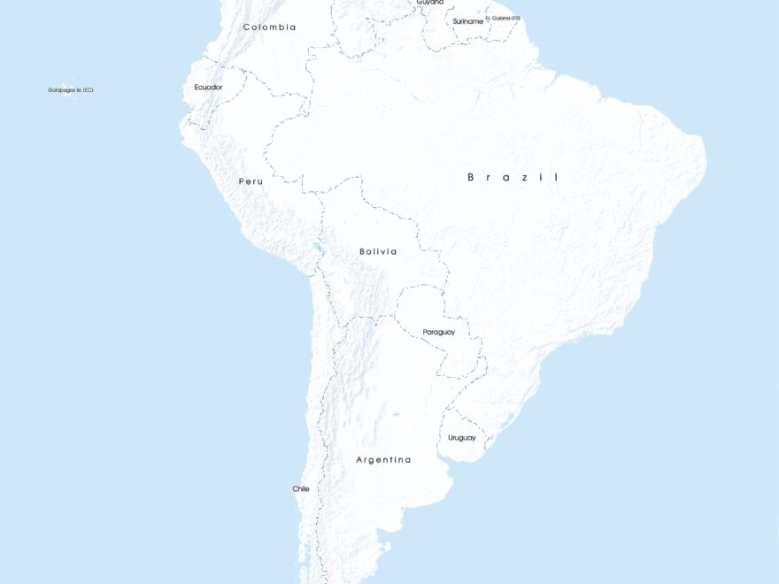 Free Maps Of South America Mapswire