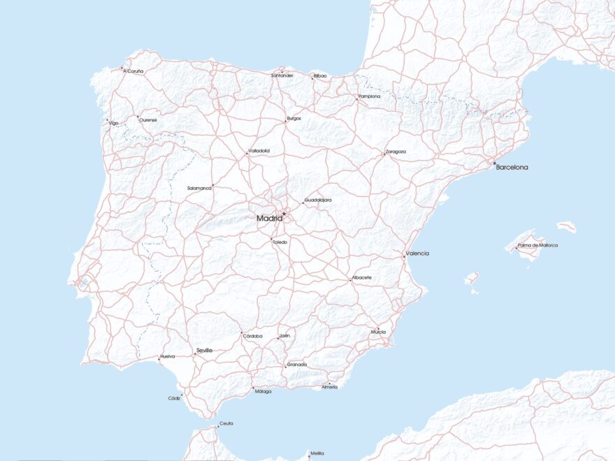 Free Maps Of Spain Mapswire
