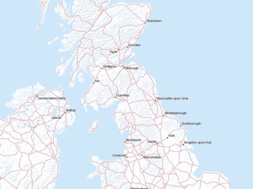 Free Maps Of The United Kingdom Mapswire