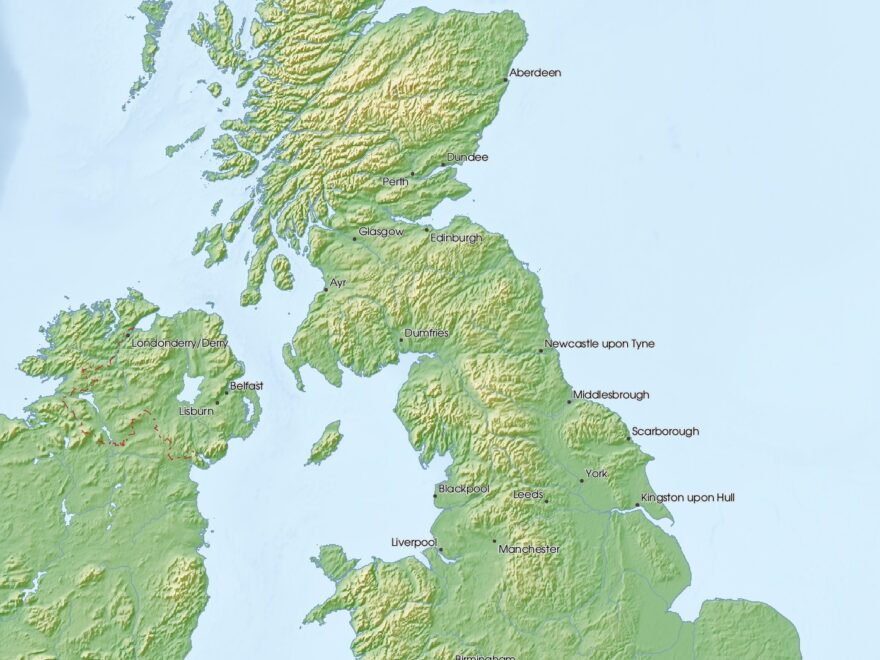 Free Maps Of The United Kingdom Mapswire Worksheets Library
